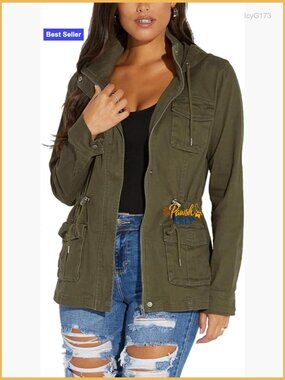 Oversized Camo Shacket Jacket Long Sleeve Zip Up Utility Pockets